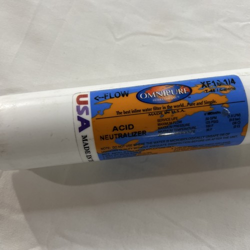 Omnipure XF10 All Calcite Acid Neutralizer 10’’ Inline Water Filter 3/8 T-48 - Picture 9 of 24
