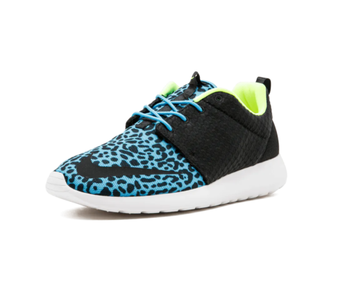 Nike Roshe Run FB Rosherun - 2013 - Leopardo Azul - Talla UK 8 (EU 42.5) US 9 - Imagen 7 de 21