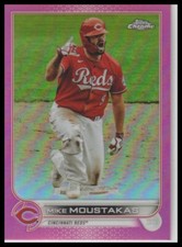 2022 Topps Chrome Mike Moustakas Pink Refractor Cincinnati Reds