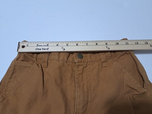Carhartt Flannel Lined Insulated Carpenter Workwear Jeans Boys Size 8 ! - Picture 10 of 12