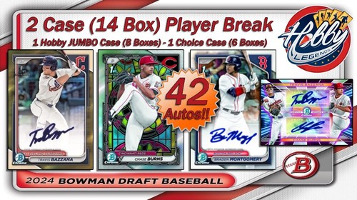 Gage Ziehl NYY 2024 BOWMAN DRAFT 2 Case (Jumbo/Choice) Player Break#1