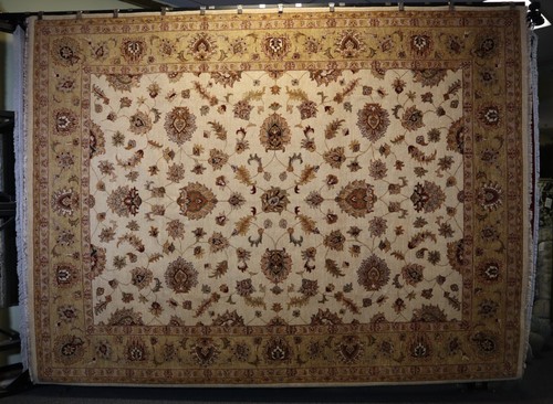 9'1" x 12'0" ft. Hand Knotted Vegetable Dye Oriental Wool Area Authentic Rug - Picture 1 of 5