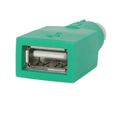 USB F to PS/2 M Converter Adapter for USB Mouse/Keyboard to PS/2 Port (Green) - Picture 3 of 3