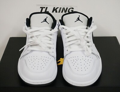 Nike Air Jordan 1 Retro Low AJ1 White Black Limited Edition