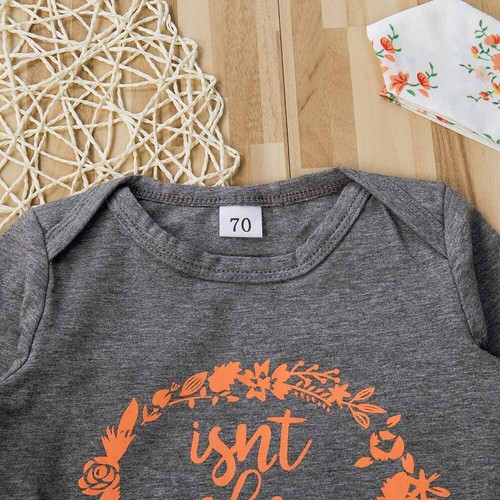 Mono + diadema de ropa de manga larga liso bebé niña conjunto - Imagen 6 de 9