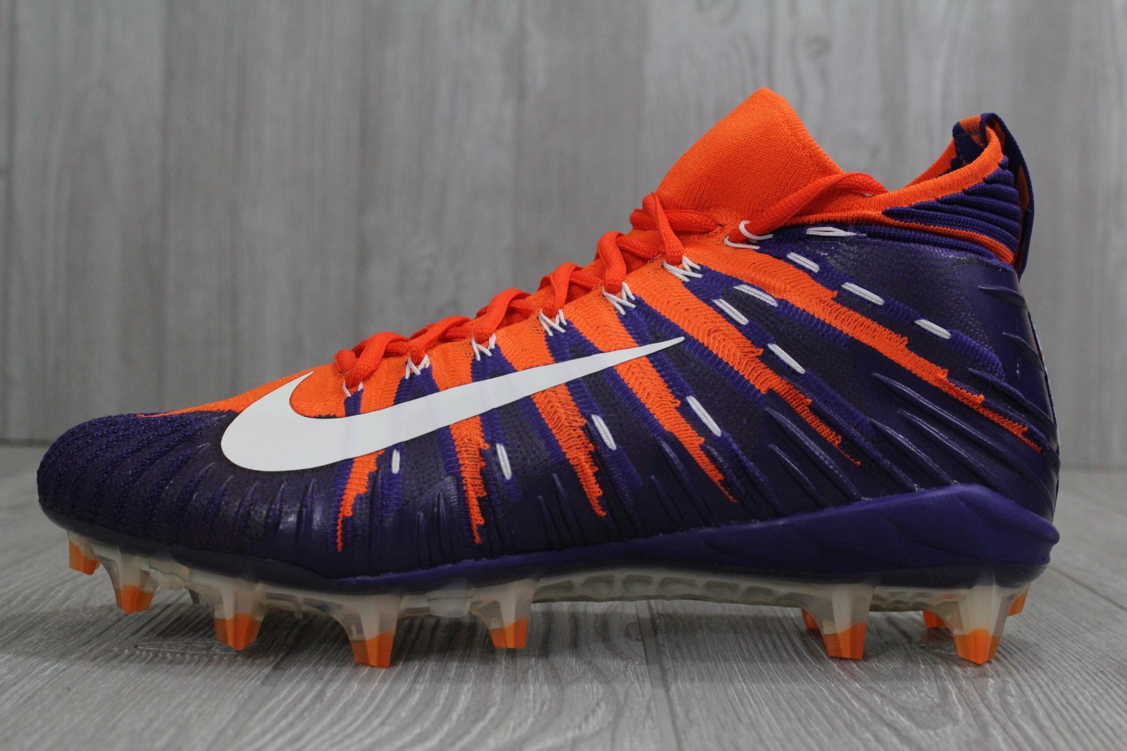 30 Nike Alpha Menace Elite Football Cleats Clemson Orange Purple 11 877141-815 30 Nike Alpha Menace Elite Football Cleats Clemson Orange Purple 11 877141-815