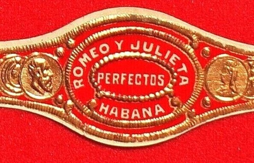 890VR-Vitola-Cigar Band-Marca RODRIGUEZ ARGUELLES Y CA "PERFECTOS"  - Imagen 1 de 3