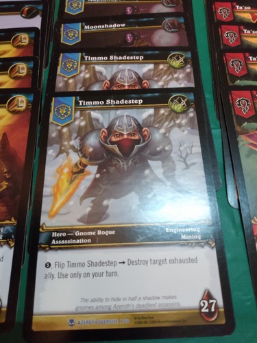 WoW World of Warcraft TCG Heroes of Azeroth 22 Oversized Hero Cards w/Duplicates - Picture 5 of 10