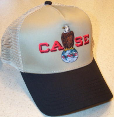 Case Eagle Embroidered Solid or Mesh Hat (3 colors)
