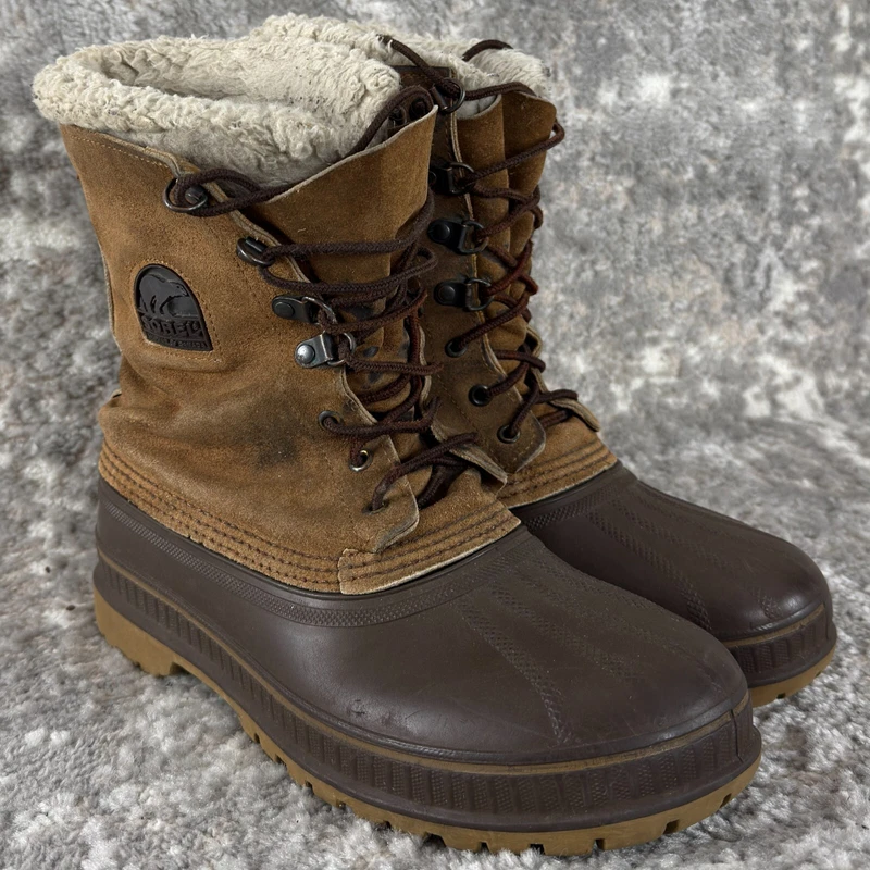 sorel kaufman insulated waterproof winter steel shank boots