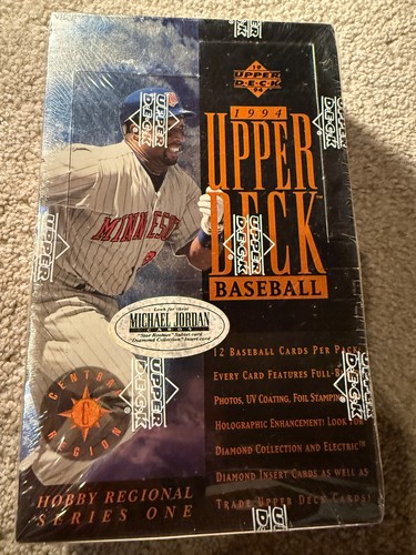 1994 Upper Deck Series I CENTRAL Baseball Factory Sealed Box MICHAEL JORDAN RC