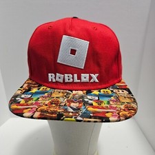 Roblox Boys Youth Kids Red Character Flat Bill Snapback Hat OSFM Youth