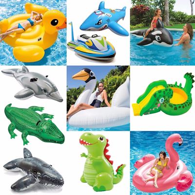Inflatable ride on pool toys deals