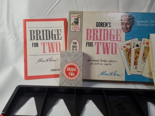 BRIDGE Game FOR TWO GOREN'S by Milton Bradley 1964 Vintage Complete - Picture 6 of 9