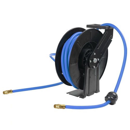 Aain Heavy Duty Steel Retractable Pneumatic  Air Hose Reel With 3/8" In x 50 Ft - Picture 10 of 10