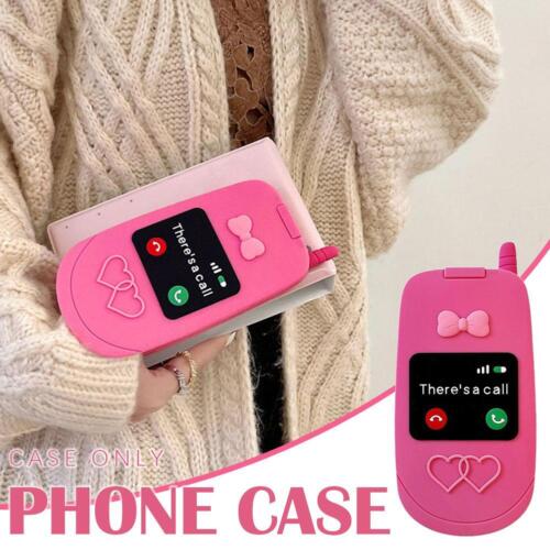 For iPhone 13/14/15 Silicone Flip Phone Case Full Cover Soft Case Shockproof нλ - Picture 1 of 23