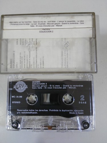 Adamo Collection 2 - Cinta Tape Cassette 1991 Profile Spain Edition - Picture 3 of 3