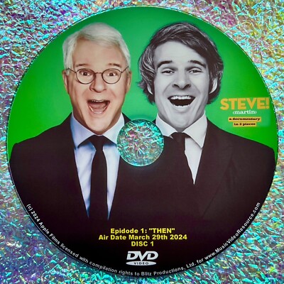 STEVE! (martin) a documentary in 2 pieces 2024 2 DVD Set