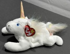 TY Beanie Baby - Mystic the Unicorn - Rainbow Mane and Tail - Retired 1994 - EUC
