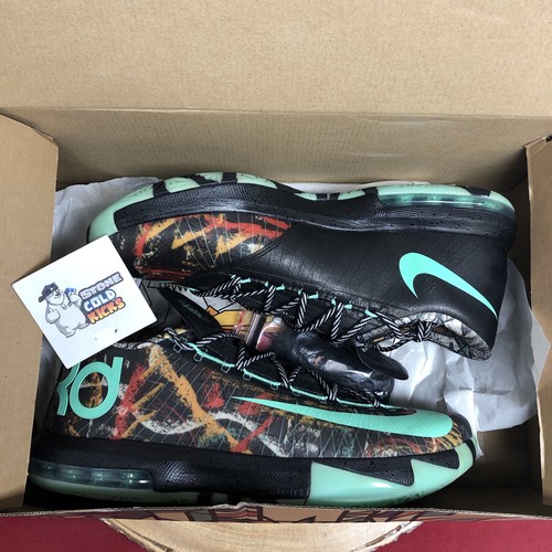 Nike KD 6 VI AS All Star Illusion Gumbo League NOLA Black SZ 10 647781-930 - Picture 10 of 11