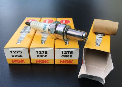 4 x NGK spark plugs CR8E for Yamaha XJ 600 S diversion, XJ600 N, 4BR, RJ01, 91-03 - Picture 1 of 3