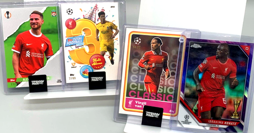 4 Liverpool Topps Total Football❤️Alonso Van Dijk Mac Allister Konate Nummeriert - Bild 1 von 5