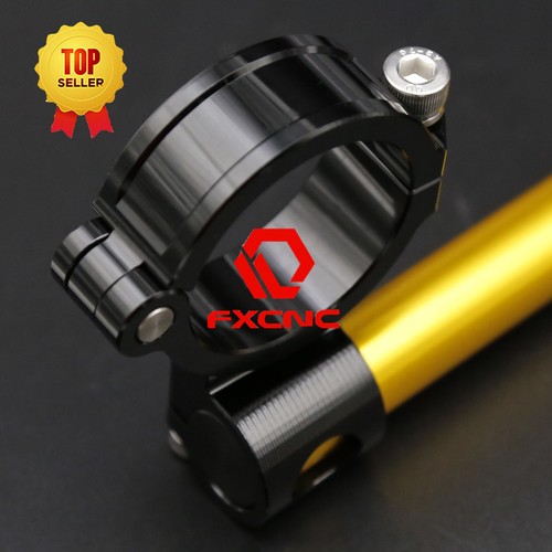 CNC Universal 31mm Regular Motocicleta Clip-Ons Manillar 22mm Manillar Clip On - Imagen 3 de 10