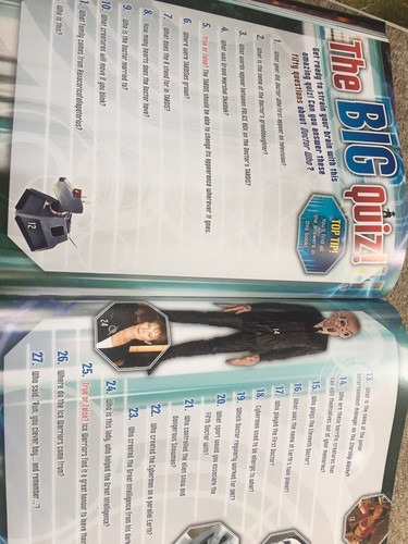 BBC DOCTOR WHO THE OFFICIAL 50TH ANNIVERSARY ANNUAL (Hardback Annual) - Picture 3 of 3