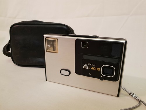 Vintage Compact Camera Kodak Disk 4000, + Flash & Case CC38 - Picture 2 of 3