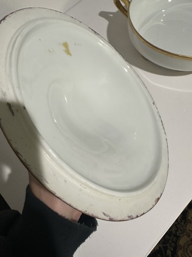 VTG Rosenthal Selb Bavaria BOTTICELLI GERMANY GOLD Porcelain Round bowl Lid - Picture 12 of 15