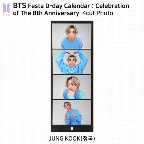 BTS Festa D-day Calendar Celebration of The 8th Anniversary Photocard Postcard - Picture 53 of 72