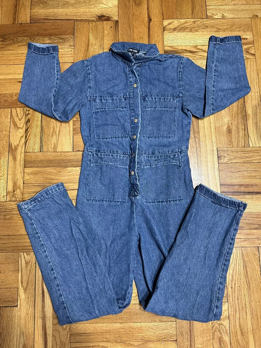 Ilana kohn best sale denim jumpsuit
