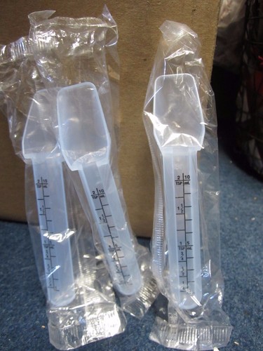 Medizin Messlöffel transparent 3 Stück (3) - Bild 2 von 2