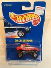 VINTAGE 1990 HOT WHEELS BLUE CARD RED GULCH STEPPER #49 NIP