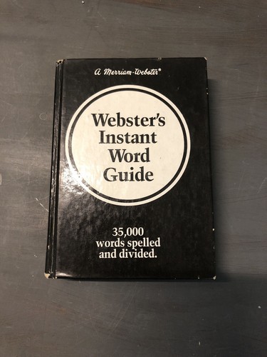 Websters Instant Word Guide - Picture 1 of 1