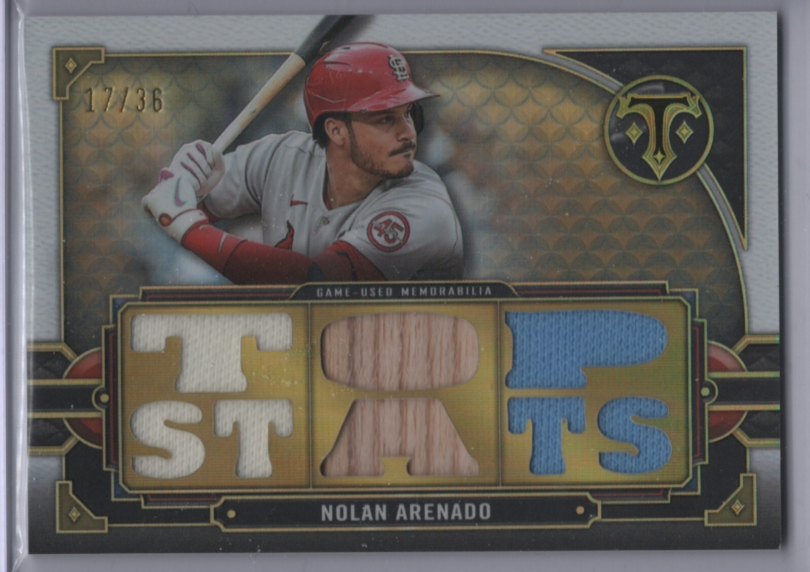 2022 Topps Triple Threads Relics 17/36 Nolan Arenado #TTR-NA4