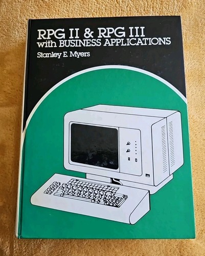 RPG II and RPG III w/Business Applications 1983 Stanley E. Myers Textbook  - 第 1/7 張圖片