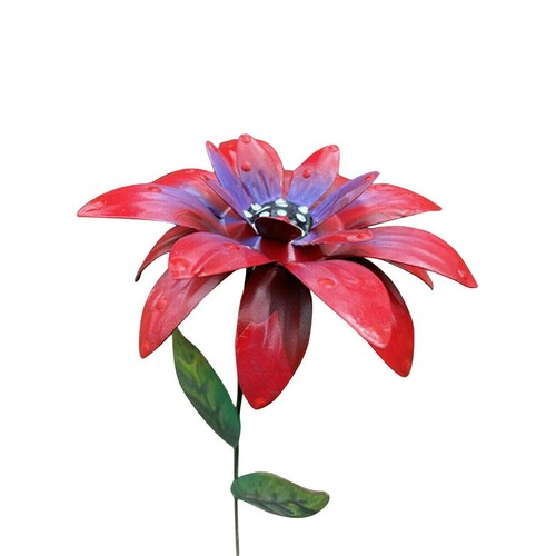 7x Metall-Taglilie-Blume Metallkunst-Gartenpflöcke Blumengartendekor-Ornament - Bild 3 von 20