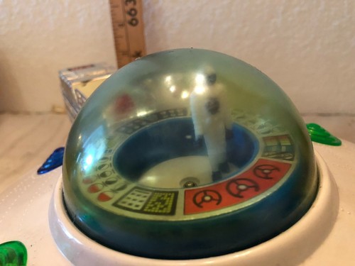 VINTAGE BATTERY OPERATED SPACE SHIP X711 - Picture 7 of 10