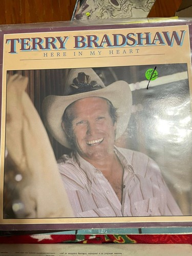 Terry Bradshaw Here in My Heart Vinyl LP Record