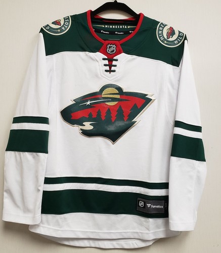 New NHL Minnesota Wild Fanatics Away Breakaway Jersey Size XS DA1/2 - Picture 2 of 3