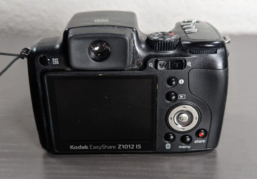 Kodak EasyShare Z1012 IS 10.1MP 12x Digital Camera Black eBay