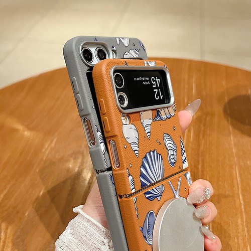 For Samsung Galaxy Z Flip6 5 4 3 Magnetic Phone Case Patterned Cute Sharks Cover - Picture 4 of 20