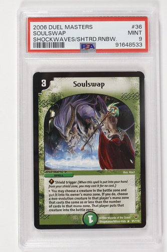 Duel Masters DM-10 Soulswap PSA 9 Mint English