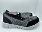 Bobbie Brooks Ladies’ Actionflex Black Gray Slip-On Women’s Shoes Size 9 (New)
