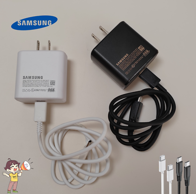 #ad #ad Genuine Samsung 45W Super Fast Charger Adapter USB C Cable Galaxy S24 S23 Ultra✅ $14.88