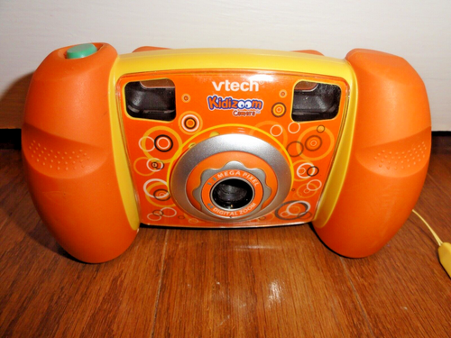 Vtech 1227 Kidizoom ORANGE Digital Camera Built-In Memory WORKS Tested! - Picture 3 of 9