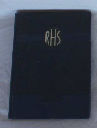Rockford, Illinois Rockford Senior High School 1937 beladen mit Unterschriften