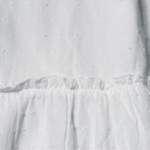 Vestido Betsey Johnson Nuevo con Etiquetas Punto Suizo Cintura Calada Midi Blanco Talla XL - Imagen 11 de 13