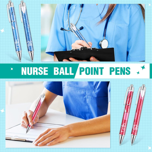 Jetec 100 Pcs Nurse Pens Bulk Appreciation Pen Gifts Ink Pens Funny Pens Set Gre - Picture 2 of 12